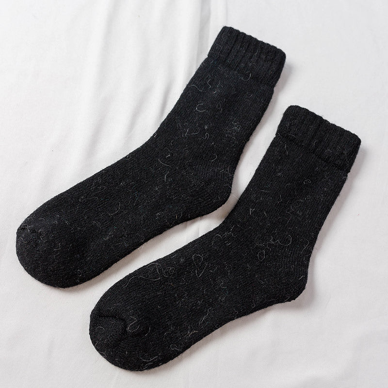 Men Cashmere Socks Thick Warm Wool Women Winter So