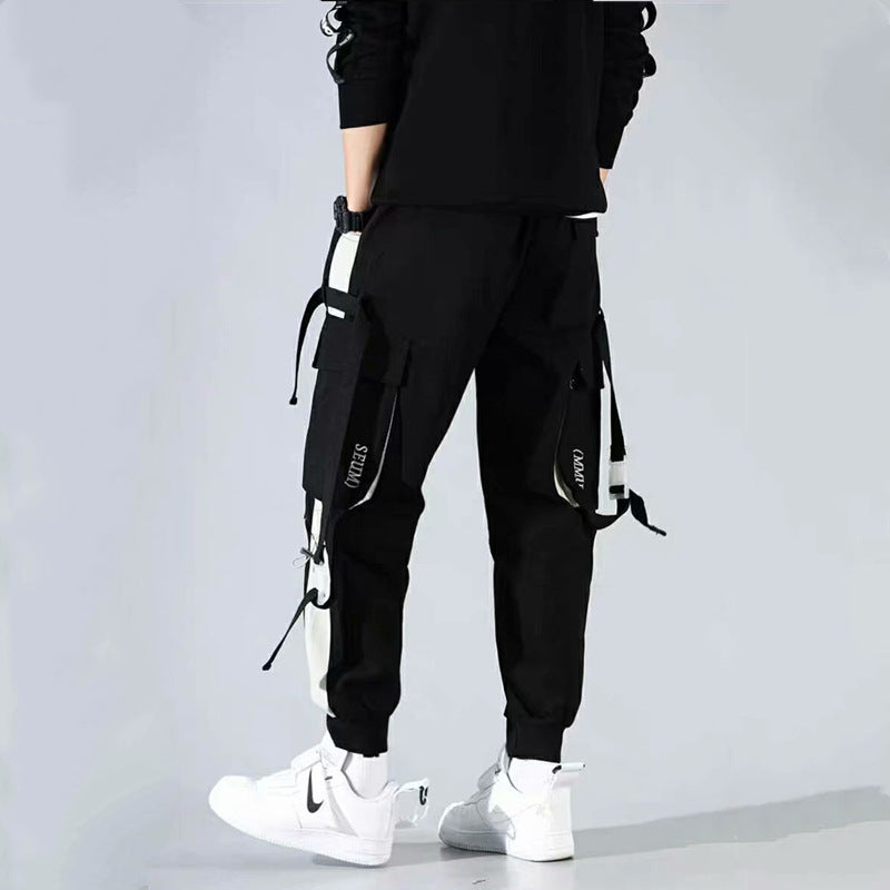 Harlan Cargo Pants With Streamers And Feet For Men