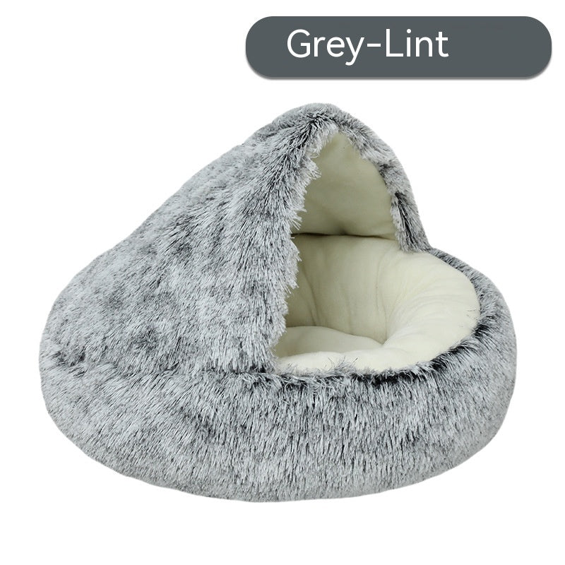 Pet Cat Bed Semi Enclosed Dog House