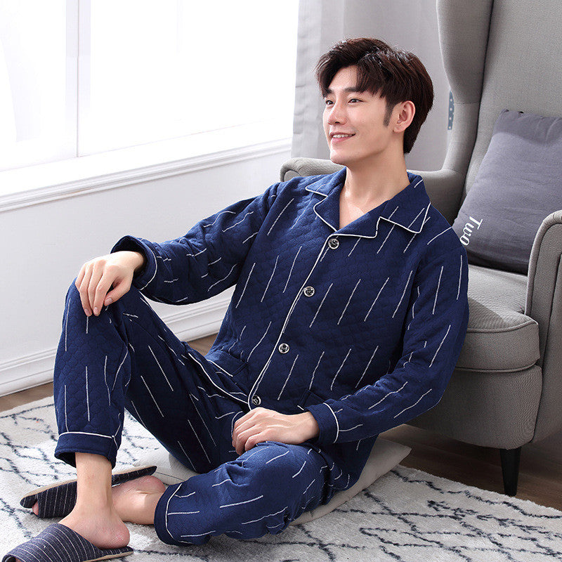 Middle-Aged Elderly Pajamas For Men