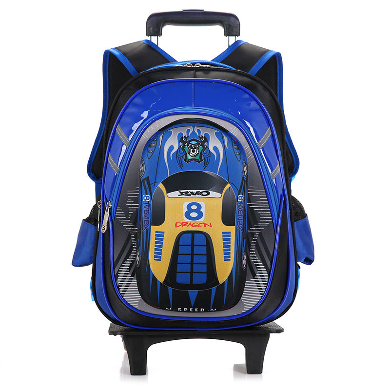 Detachable Trolley Schoolbag for kids