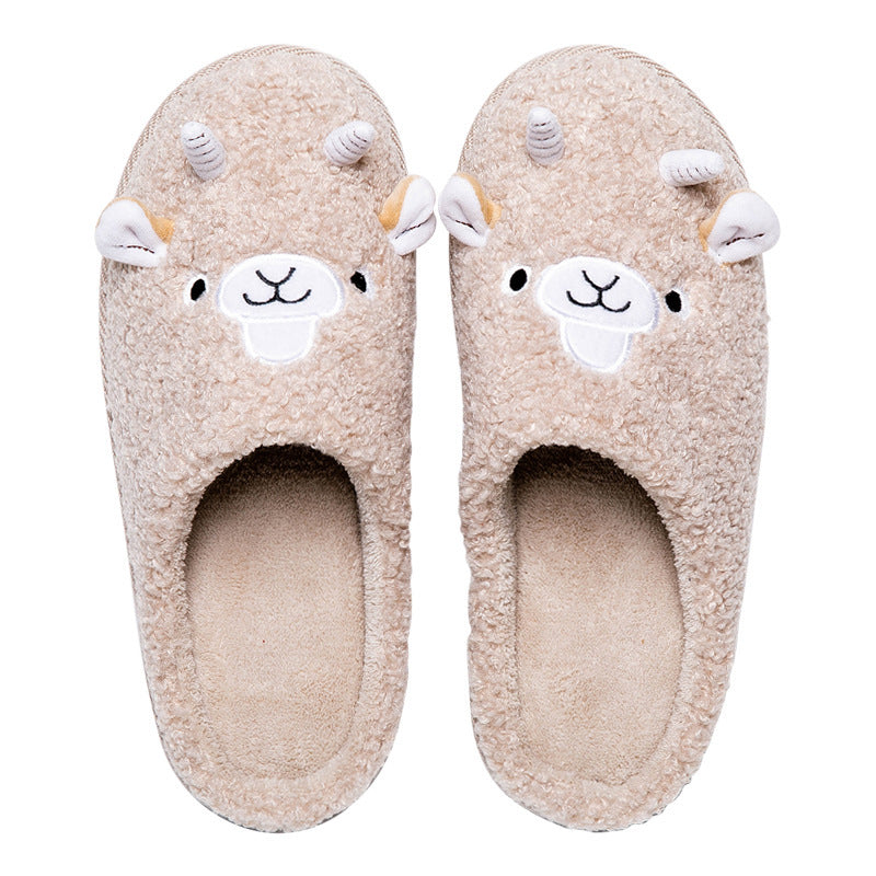 Indoor Household Wooden Floor Slippers For Boys And Girls