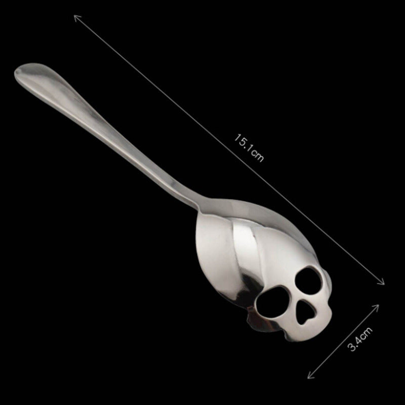 Hot Sale Coffee Mixing Spoon Sugar Spoon Bone Spoon Skull Spoon Skull Coffee Spoon