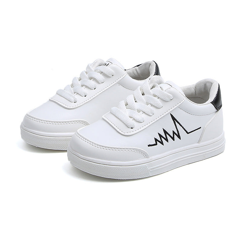 Sports white shoes for boys