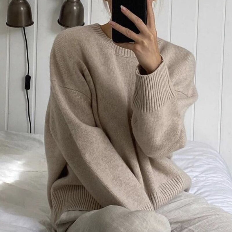 Loose Long Elastic Sweaters For Women