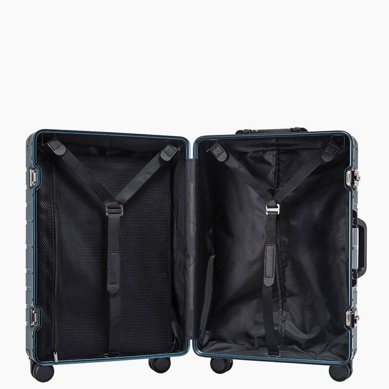 All Aluminum Magnesium Alloy Trolley Case Universal Wheel Metal Box