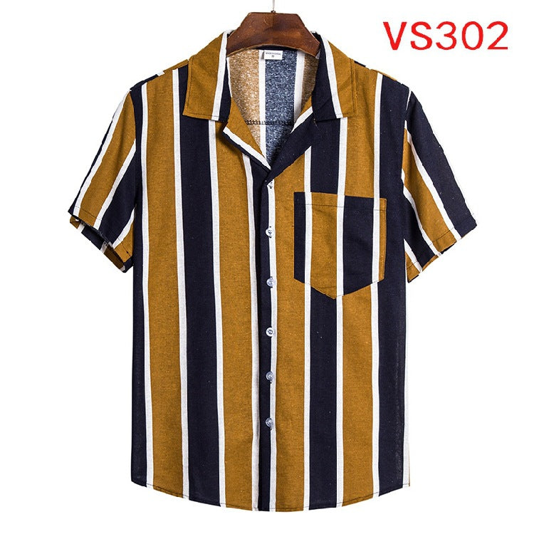 Men's Fashion Casual Short Sleeve Shirts