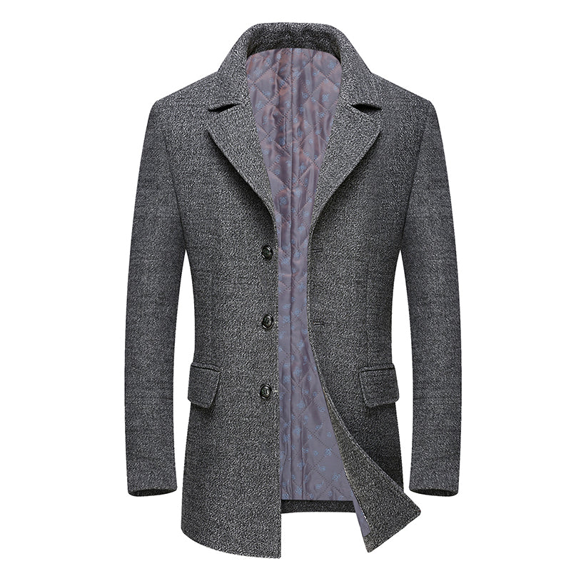 Detachable Scarf Jackets With Collar For Men