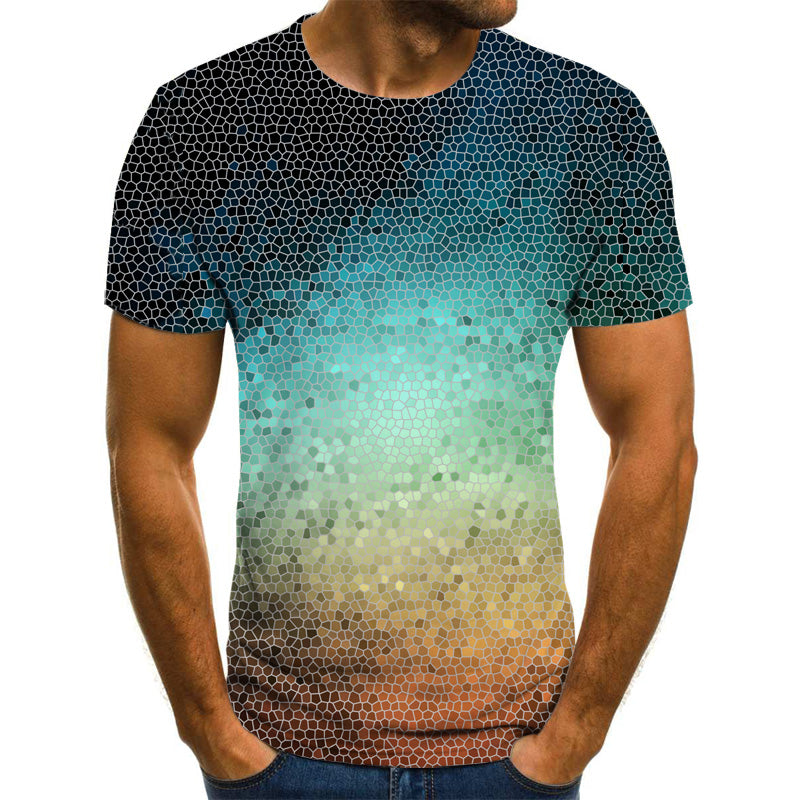 Light Color Casual Men's T-Shirts