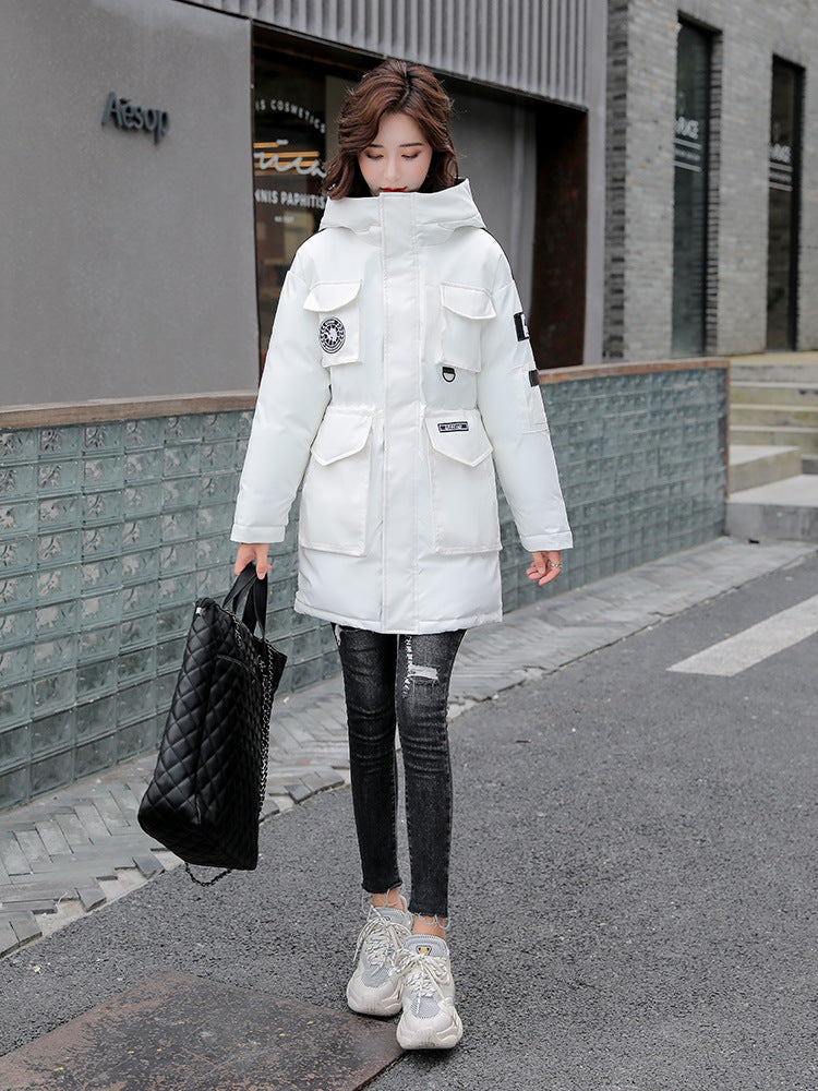 Korean-style Loose Down Cotton-padded Jacket for women