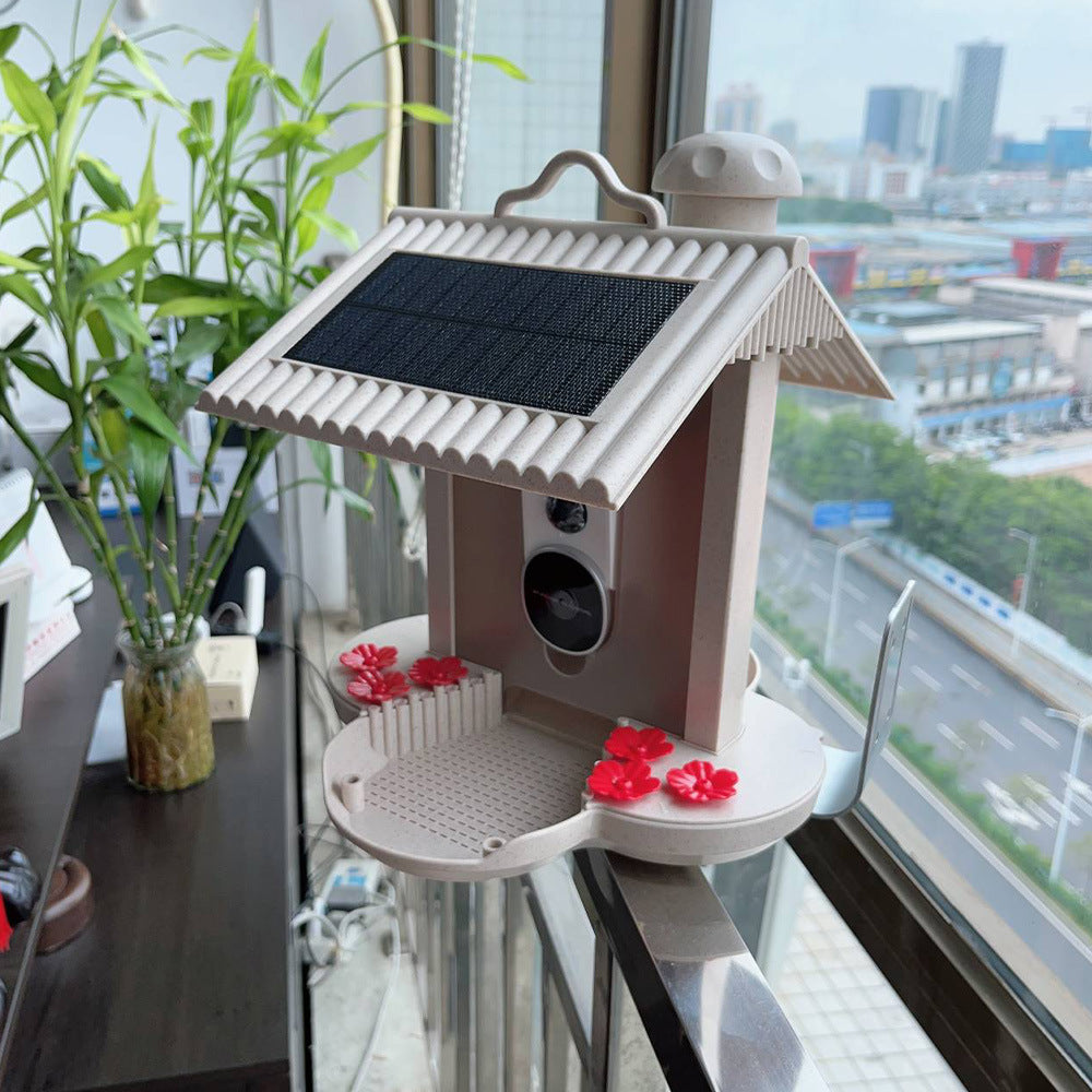 Intelligent Feeder 160 Degree Wide Angle AI Identify Birds