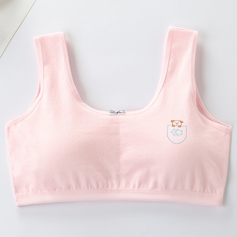 Student Vest  Pure Cotton Bra for girls