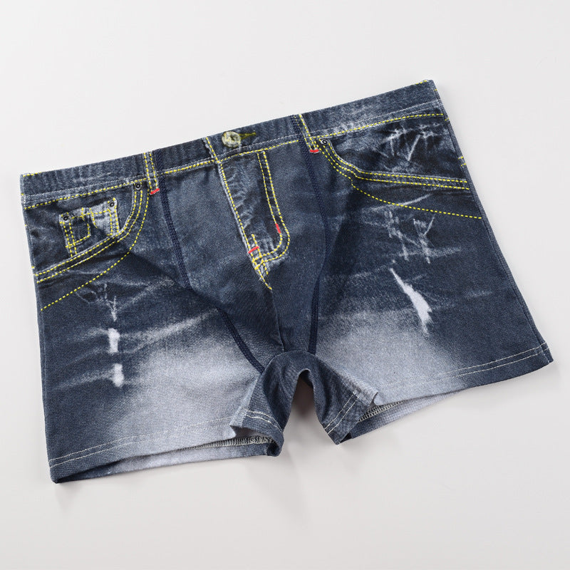 Denim Style Cotton Underwear For Men