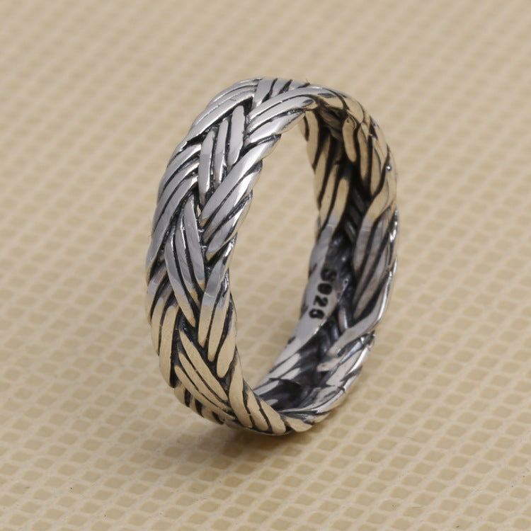 Sterling Silver 3-strand ring for women