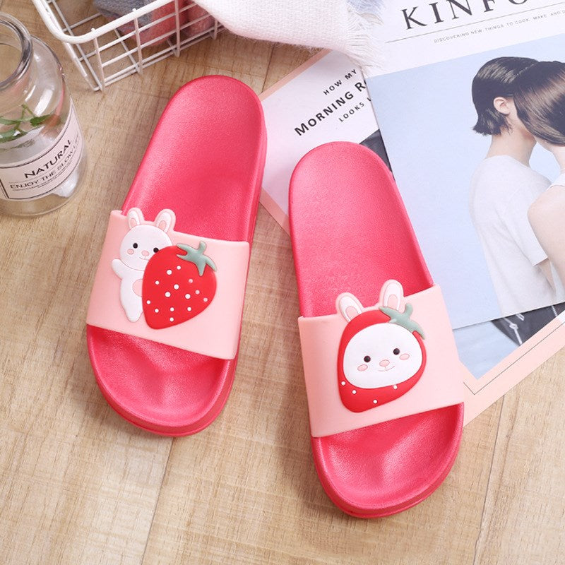 Antislip parent child slippers for  girls