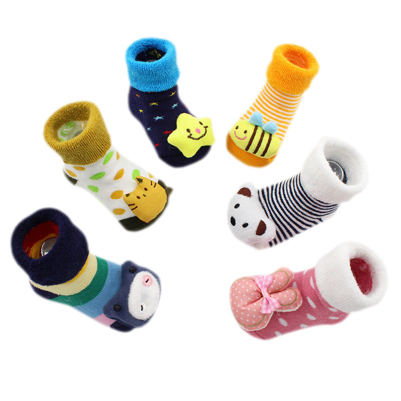 Stitching doll floor socks for baby