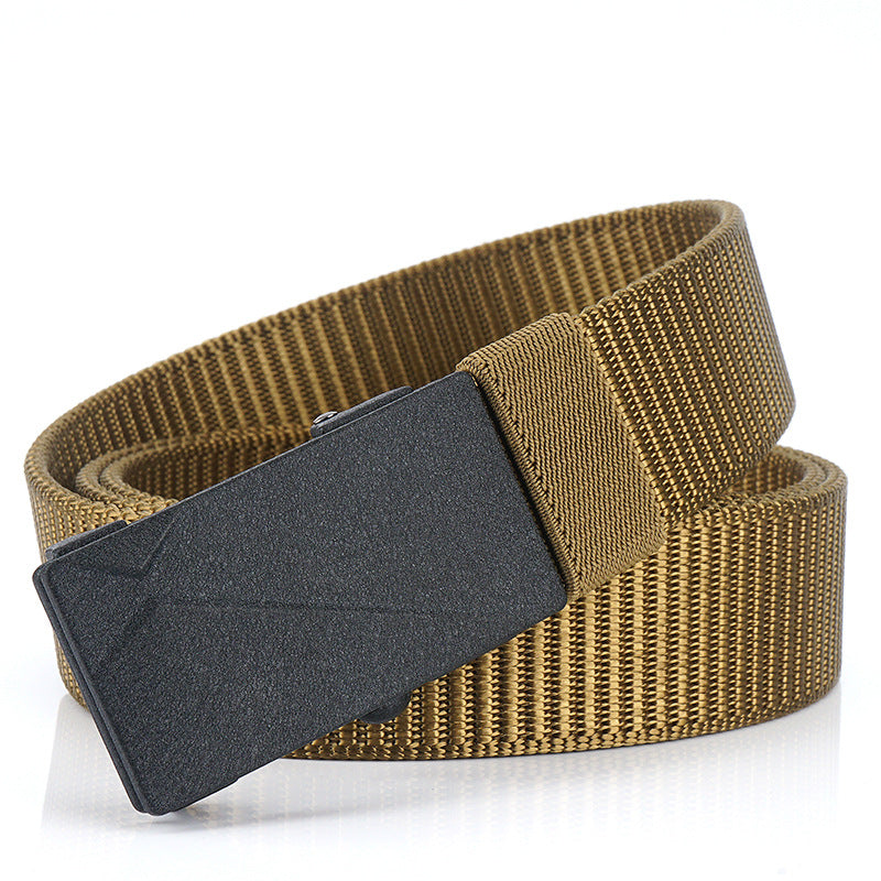 Toothless non-porous men's belt nylon belt