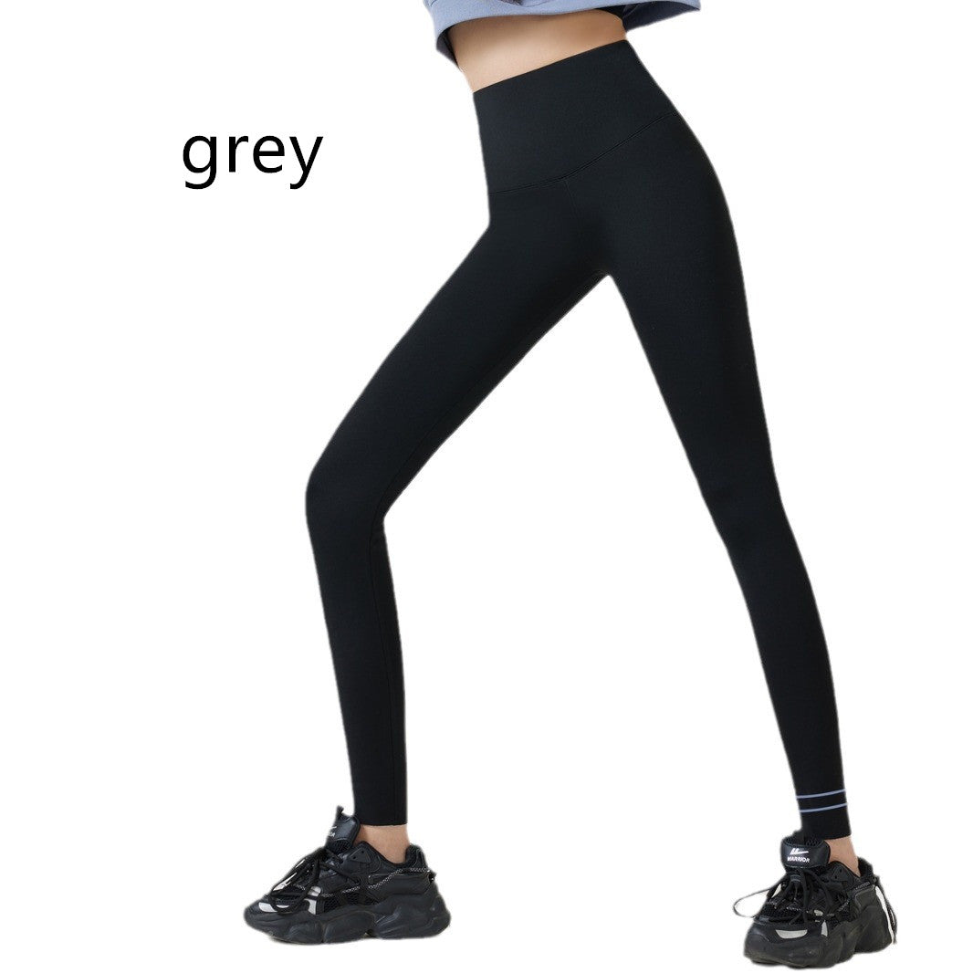 Silk Cashmere Fleece-lined Suspension Yoga Pants For Women