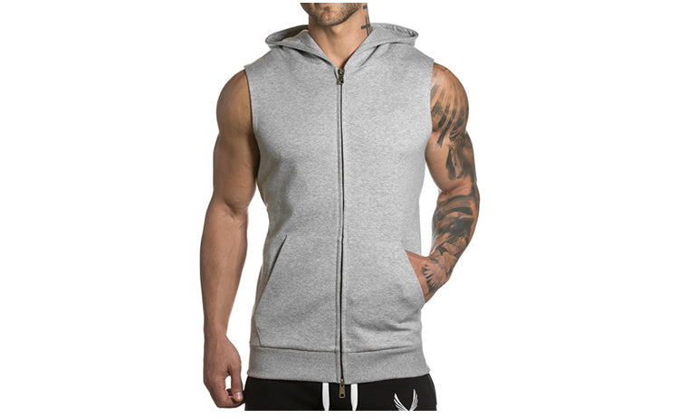 Charming Sleeveless Hoodies For Men