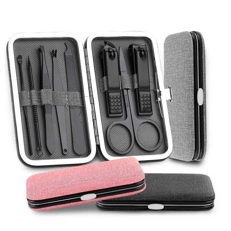 Manicure tool nail clipper 8 piece set