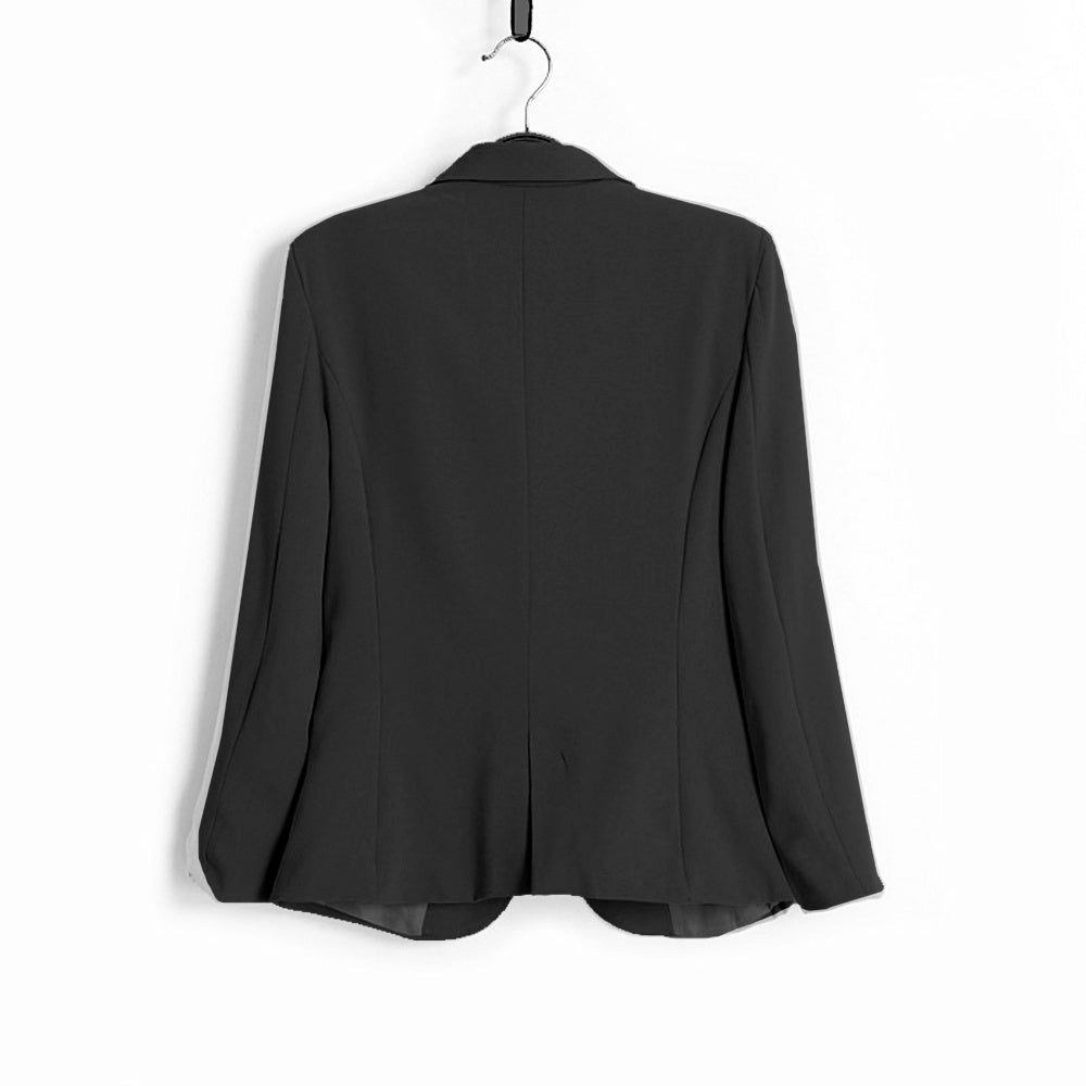 Office Ladies Black Formal Blazer For Women