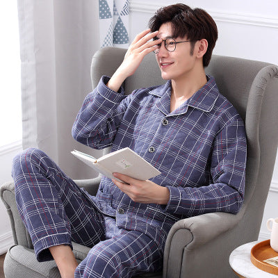 Middle-Aged Elderly Pajamas For Men