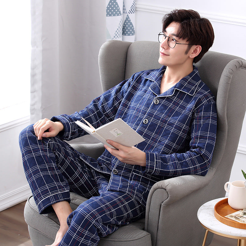 Middle-Aged Elderly Pajamas For Men