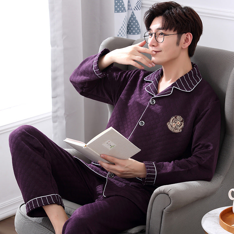 Middle-Aged Elderly Pajamas For Men