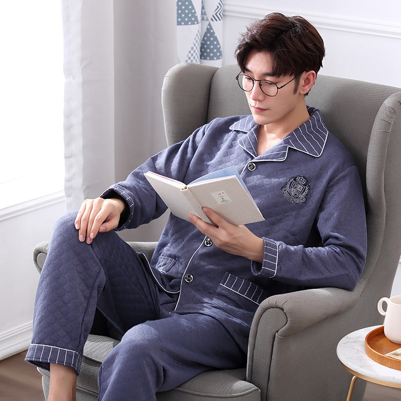 Middle-Aged Elderly Pajamas For Men