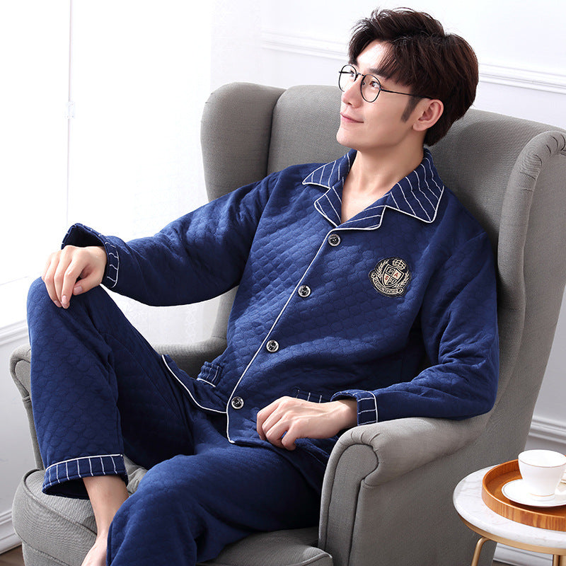 Middle-Aged Elderly Pajamas For Men