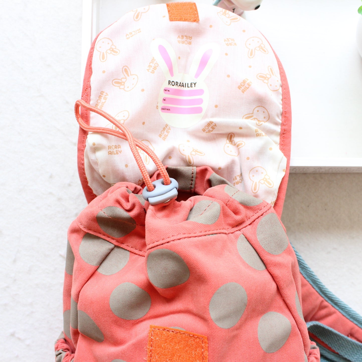 Foreign trade Korean version of pure cotton children's shoulder knapsack