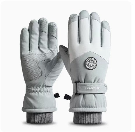 Ski Gloves Winter Men Plush Insulation