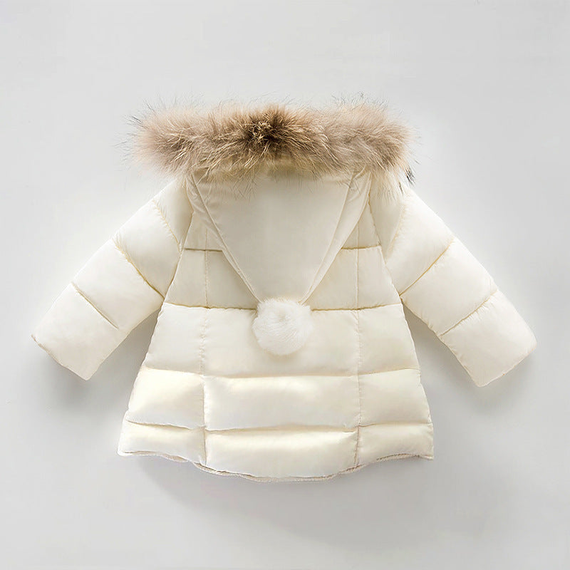 hand-stuffed cotton coat for 1 year old baby girl