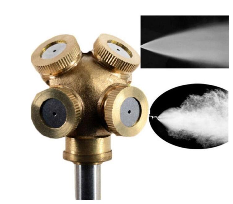 Mist Nozzles Water Spray Nozzle Garden Sprinkler Adjustable Spray Nozzle Brass Irrigation Fitting