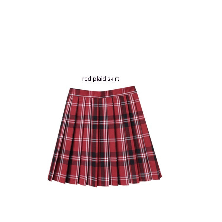 Check Pleated Skirts For Women