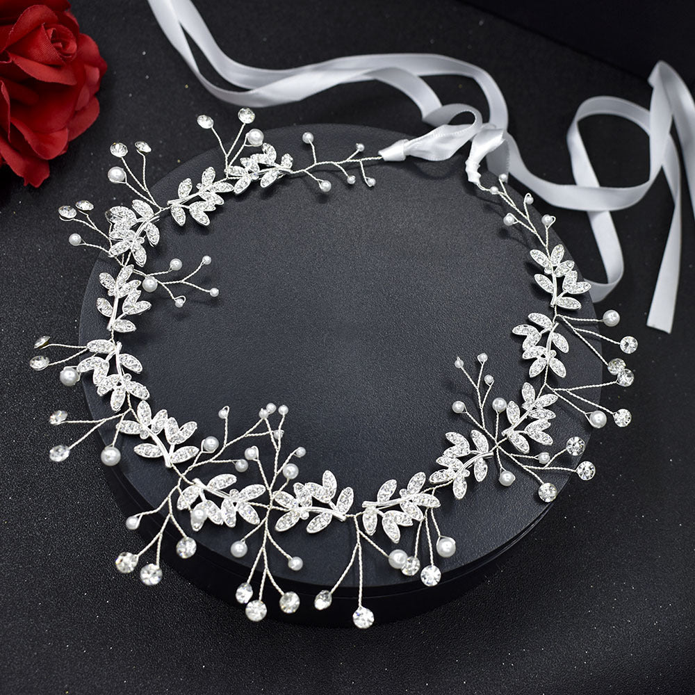 Bridal Hair Band Rhinestone Alloy