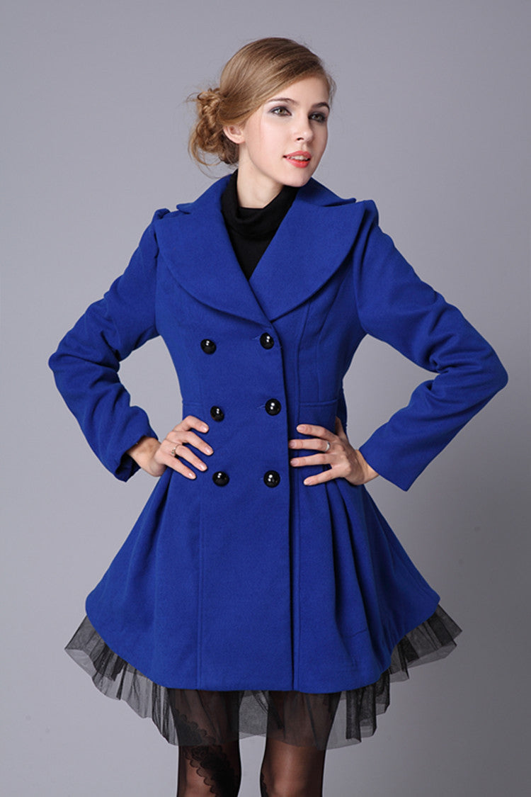 Mid-length Double Breasted Overcoat for women