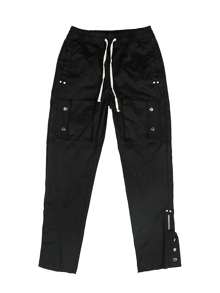 Breasted Slit Drawstring Cargo Pant For Men