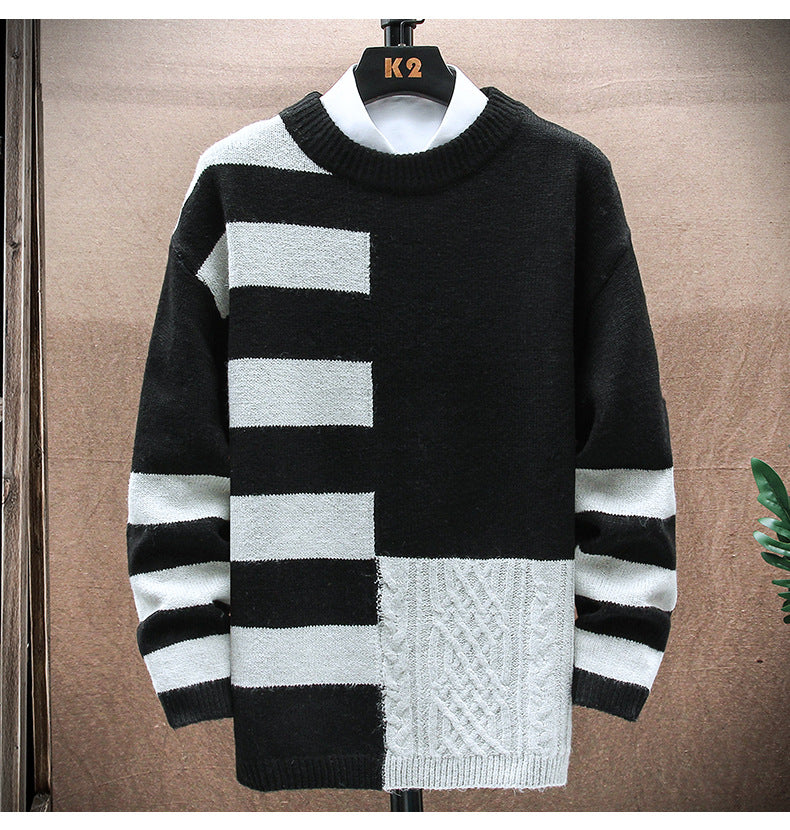 Casual Round Neck Long-Sleeved Sweater For Men