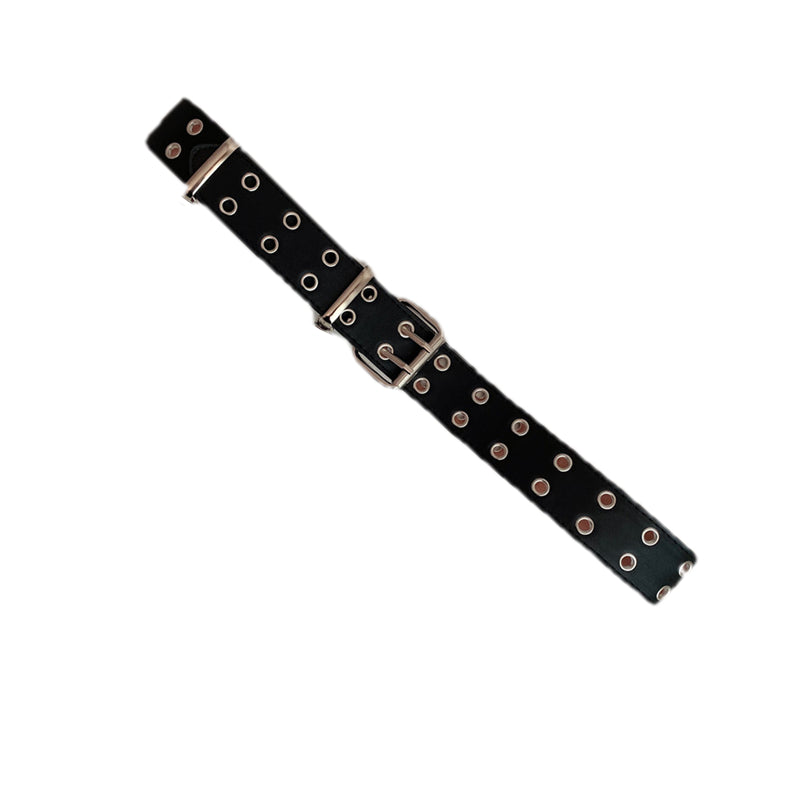 Double Row Perforated  Suit Belt for women