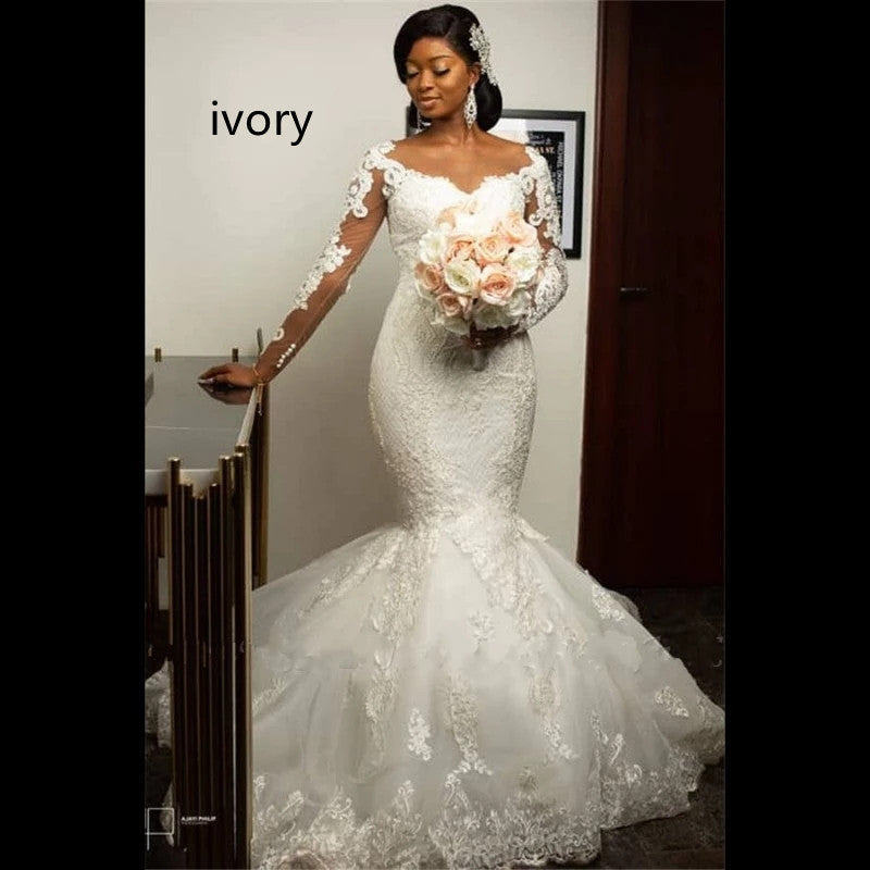 Fashion African Mermaid Wedding Dresses for women