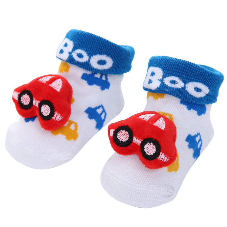 Cartoon Anti-Skid Three-Dimensional Socks for baby