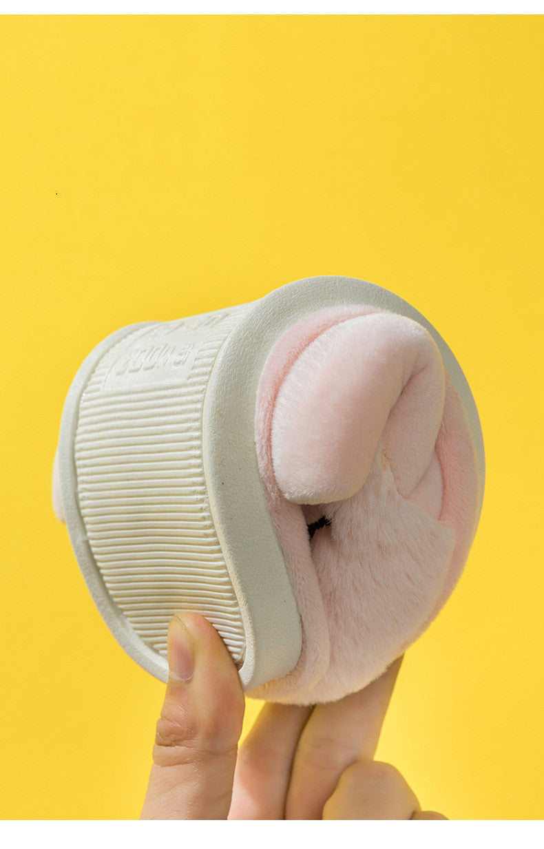 Indoor Furry  Cotton Slippers for girls