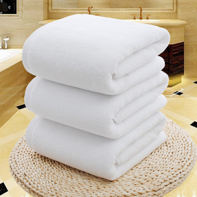 Pure cotton thickened bath towel