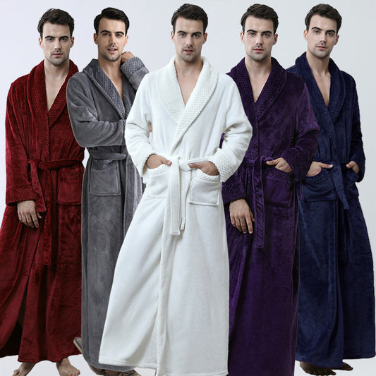 Coral Fleece Nightgown For Men