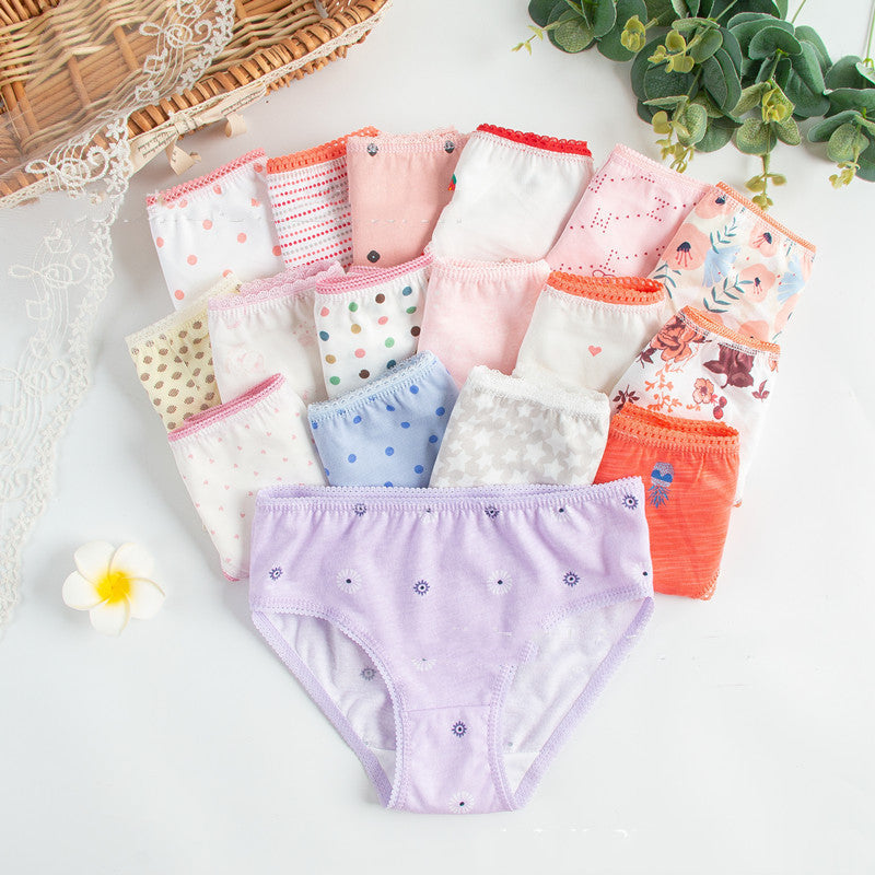 Multi-fancy Floral Triangle Underwear for girls