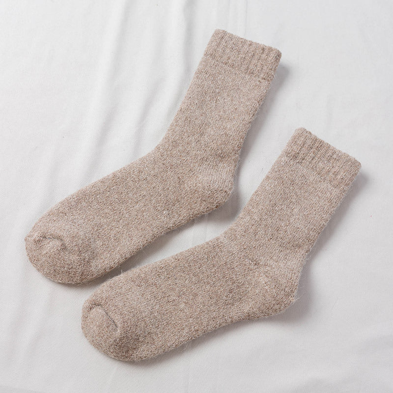 Men Cashmere Socks Thick Warm Wool Women Winter So