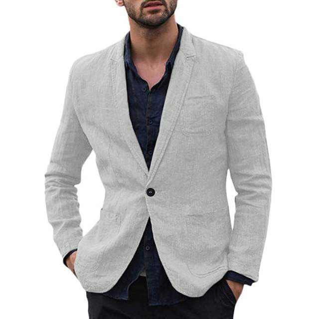 Cotton Thin Suits Blazers For Men