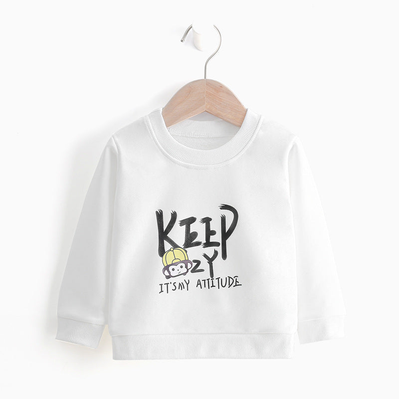 Cotton Sweatshirt Pullover Top for boys