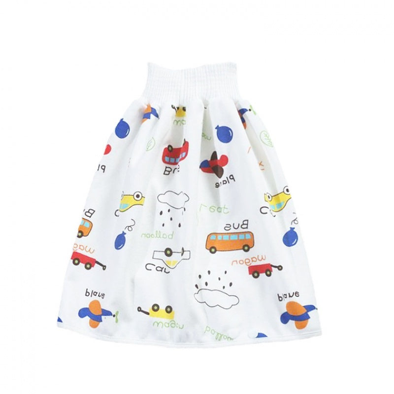 Cotton and bamboo fiber diaper skirt for baby